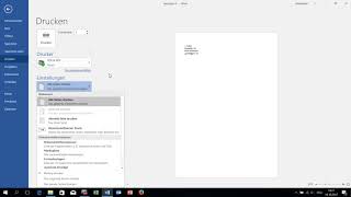 03 Word Datei ausdrucken [upl. by Strephon]
