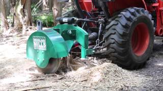 WG24 Stump Grinder Demonstration [upl. by Yelbmik]