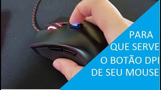 Para que serve o botão DPICPI do mouse e os botões extras de teclado gamer [upl. by Haidabej86]