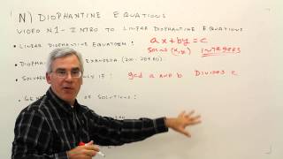 N1Introduction to Linear Diophantine Equations [upl. by Aranaj]