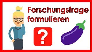 Forschungsfrage formulieren für deine BachelorarbeitHausarbeit  Das Geheimnis [upl. by Pyszka]