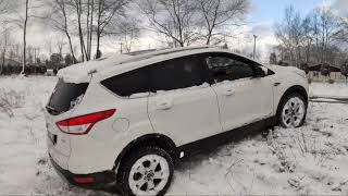 Ford Kuga 2016 selective AWD  michelin crossclimate snow test [upl. by Liakim895]