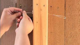 NTI How to fix a gate latch [upl. by Ythomit971]