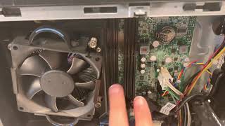 Removing Hard Drive From Dell Tower OPTIPLEX 9020  Memory amp CD Drive [upl. by Amoritta]