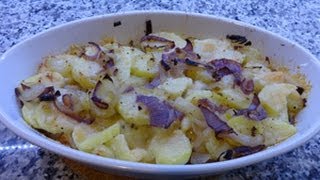 Tortino di patate e cipolle al forno ricetta vegetariana [upl. by Thia]