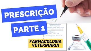 PRESCRIÇÃO  FARMACOLOGIA VETERINÁRIA [upl. by Close]