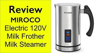 Review Miroco Milk Frother  How to make froth milk at home [upl. by Heim]