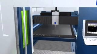 TRUMPF Laserschneiden TruLaser 3030 fiber  Maschinenfunktionen auf einen Blick [upl. by Sielen398]