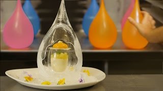 MAGICAL ICE DROP PANNA COTTA DESSERT RECIPE How To Cook That Ann Reardon [upl. by Conley]