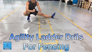 Agility Ladder Drills For Fencing [upl. by Yolanda]