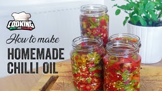 How to make Homemade PROPER FRESH CHILLI OIL recipe italian style authentic [upl. by Rozina534]