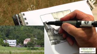 Plein Air Painting with Frank Francese  The Value Sketch Part3 [upl. by Neevan]