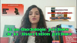 La méthodologie juridique de la dissertation juridique [upl. by Emmit]