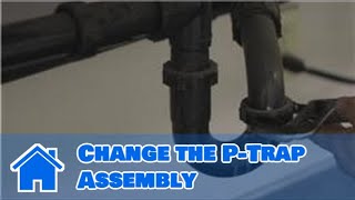 Plumbing Advice  How to Change the PTrap Assembly [upl. by Bergin]