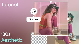 How to Get the 1980s Vintage Retro Aesthetic Effect On Your Photos  Picsart Tutorial [upl. by Calvert]