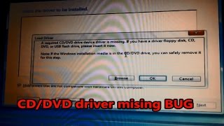 Windows 7 CD  DVD driver missing ERROR  USB installation fix [upl. by Ittocs183]