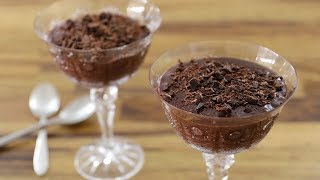 Chocolate Pudding Recipe  How to Make Eggless Chocolate Pudding [upl. by Sager]