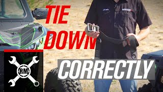 How To Tie Down an ATV or UTV [upl. by Yemarej]