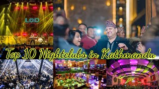 Top 10 Night Clubs in Kathmandu [upl. by Lorsung]