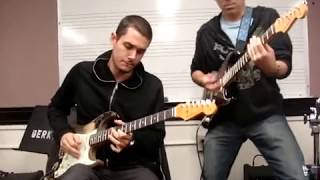 John Mayer amp Tomo Fujita at Berklee blues jam [upl. by Curran244]