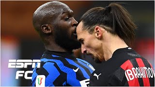 Zlatan Ibrahimovic vs Inter Milan  Lukaku fight goal and a RED CARD in Milan derby  ESPN FC [upl. by Haroldson]