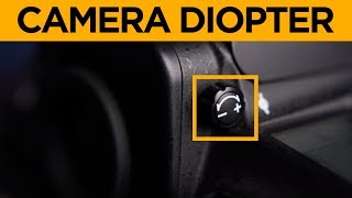 Camera Diopter Adjustment  How to get a sharp viewfinder [upl. by Urba]