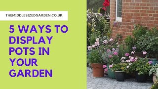 How to display garden pots in your garden terrace or patio [upl. by Yeliak]