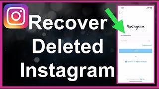 How To Recover Deleted Instagram Account [upl. by Tulley]