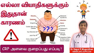 CRP அளவை குறைப்பது எப்படி  உணவுகள்  Inflammation  Anti inflammatory foods TAMIL [upl. by Countess981]