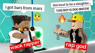 ROBLOX RAP BATTLES but im a RAP GOD [upl. by Mayhew]