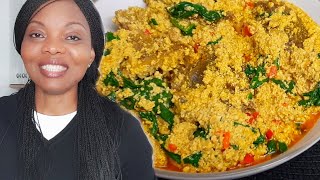 Cook With Me Egusi Soup With Spinach  All Nigerian Recipes  Flo Chinyere [upl. by Airt512]