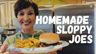 Homemade SLOPPY JOE recipe  Quick amp Easy Dinner Meal [upl. by Gorden]