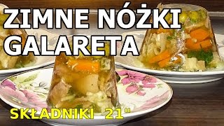 Zimne nóżki  galaretki wieprzowe [upl. by Linet]