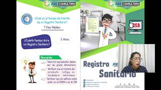 CURSO DE INTRODUCCIÓN  REGISTRO SANITARIO DE DIGESA [upl. by Phira]