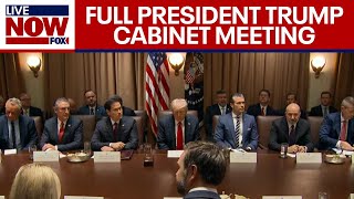 Trump Cabinet Meeting President Trump hosts meeting with Elon Musk DOGE  FULL [upl. by Couture]