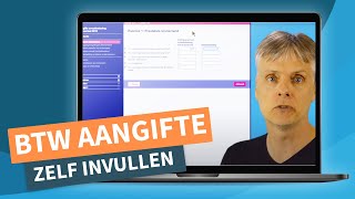 Btw aangifte invullen  Omzetbelasting invullen [upl. by Neel]