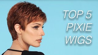 Top 5 Pixie Cut Wigs  Wigs 101 [upl. by Ayocat]