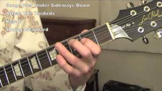 Over Under Sideways Down  guitar lesson [upl. by Frierson409]