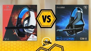 Hunterspider V4 vs Beexcellent GM5 Gaming Headset [upl. by Aicenat]