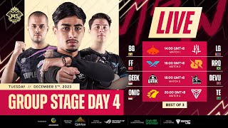 LIVE  DAY 4  M5 World Championship Main Event  Group Stage  ENG [upl. by Weissmann166]