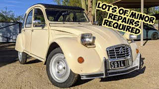 Fixing up the Citroen 2CV motor interior exterior [upl. by Pegeen44]