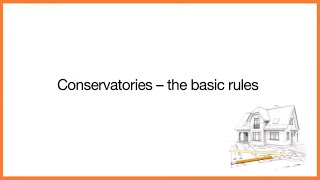 Building Control Conservatories Basic Rules [upl. by Kciregor]