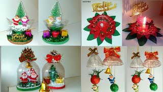 4 Manualidades Navideñas Con Material Reciclado  Adornos Navideños 2020 [upl. by Aynot]