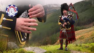 A Lone Piper  Pipe Major Derek Potter plays Highland Cathedral [upl. by Olracnaig]