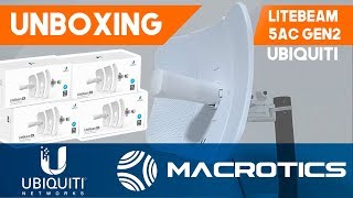 Unboxing Ubiquiti LiteBeam 5AC Gen2 [upl. by Notwen]