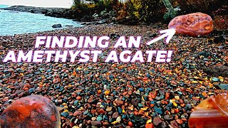 Exploring for Lake Superior Agates  Rockhounding for gems [upl. by Farlay]