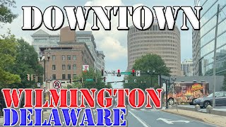 Wilmington  Delaware  4K Downtown Drive [upl. by Athelstan379]