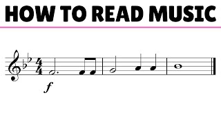 Learn To Read Music In 5 Mins Beginner Saxophone Lesson [upl. by Laleb]