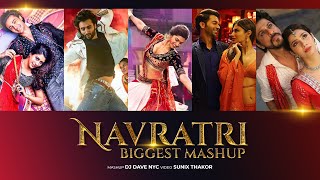 Navratri Mashup  DJ Dave NYC  Sunix Thakor  Latest Garba Mashup [upl. by Akenna]