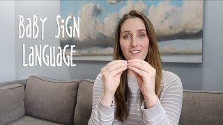 Baby Sign Language  5 Basic Signs [upl. by Vani4]